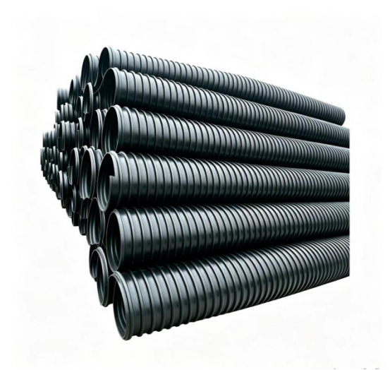 HDPE steel-reinforced corrugated pipe